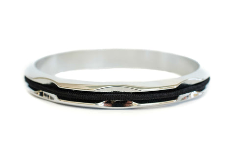 Hair Tie Bangle Silver - Maria Shireen