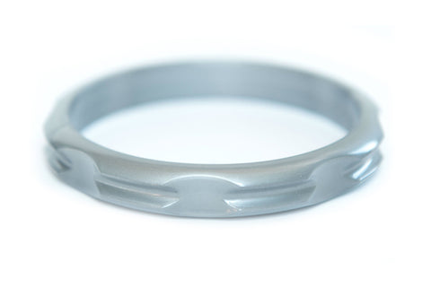 Hair Tie Bangle Plastic Silver - Maria Shireen